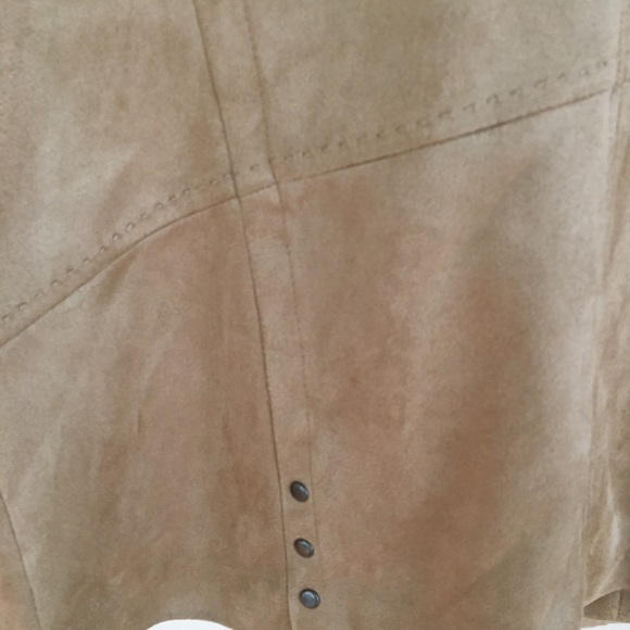 Christopher Banks camel suede jacket - petite M - Picture 8 of 10